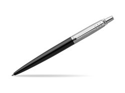 Parker Jotter Bond Street Black Chrome Colour Trim Ballpoint Pen