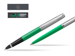 Parker Jotter Originals Green CT Rollerball Pen + Ballpoint Pen in a Gift Box