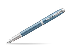 Parker IM Premium Blue Grey CT Fountain Pen
