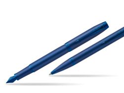 Parker set Fountain Pen + Ballpoint Pen IM PROFESSIONALS MONOCHROME BLUE