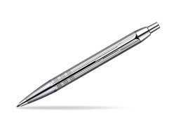 Parker IM Premium Shiny Chrome Metal Chiselled CT Ballpoint Pen