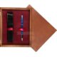 Single Wooden Box Mahoń Maroon Single Wooden Box Mahoń Maroon