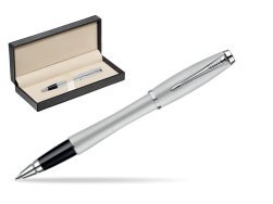 Parker Urban Fashion Fast Track Silver Lacquer CT Rollerball Pen  in classic box  pure black