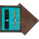 Single Wooden Box Wenge Turquoise Single Wooden Box Wenge Turquoise