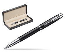 Parker IM Black Lacquer CT Rollerball Pen  in classic box  black