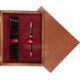 Single Wooden Box Mahoń Maroon Single Wooden Box Mahoń Maroon