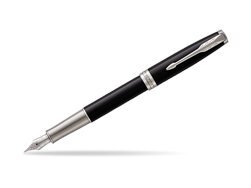 Parker Sonnet Premium Black Lacquer CT Fountain Pen