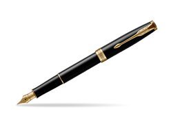 Parker Sonnet Black Lacquer GT Fountain Pen