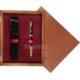 Single Wooden Box Mahoń Maroon Single Wooden Box Mahoń Maroon