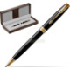Brown leather gift box