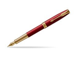 Parker Sonnet Premium Intense Red GT Fountain Pen