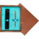 Single Wooden Box Mahoń Turquoise Single Wooden Box Mahoń Turquoise