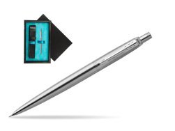 Parker Jotter Stainless Steel Chrome Colour Trim Mechanical Pencil  single wooden box  Black Single Turquoise