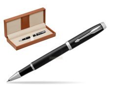 Parker IM Black CT Rollerball Pen  in classic box brown
