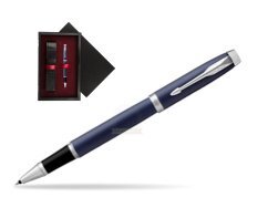 Parker IM BLUE CT Rollerball Pen  single wooden box  Black Single Maroon