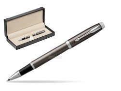 Parker IM Dark Espresso Lacque CT Rollerball Pen  in classic box  black