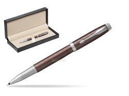 Parker IM Premium Brown CT Rollerball Pen  in classic box  pure black