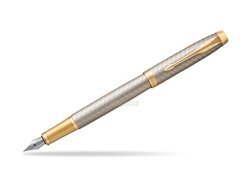Parker IM Premium Warm Silver GT Fountain Pen