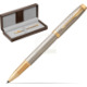 Brown leather gift box