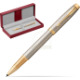 Red leather gift box