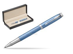 Parker IM Premium Blue CT Rollerball Pen  in classic box  pure black