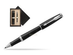 Parker Urban Black Cab CT Rollerball Pen  single wooden box Black Single Ecru