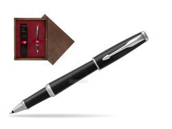 Parker Urban Black Cab CT Rollerball Pen  single wooden box  Wenge Single Maroon