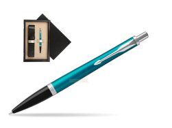 Parker Urban Vibrant Blue CT Ballpoint Pen  single wooden box Black Single Ecru