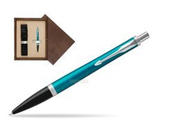 Parker Urban Vibrant Blue CT Ballpoint Pen  single wooden box  Wenge Single Ecru