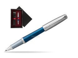 Parker Urban Premium Dark Blue CT Rollerball Pen  single wooden box  Black Single Maroon