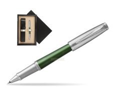 Parker Urban Premium Green CT Rollerball Pen  single wooden box Black Single Ecru