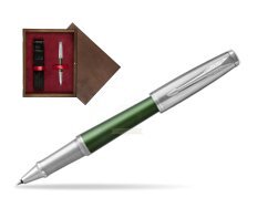 Parker Urban Premium Green CT Rollerball Pen  single wooden box  Wenge Single Maroon