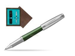 Parker Urban Premium Green CT Rollerball Pen  single wooden box  Wenge Single Turquoise
