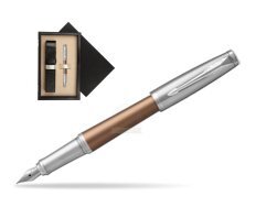 Parker Urban Premium Orange CT Fountain Pen   single wooden box Black Single Ecru
