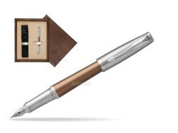 Parker Urban Premium Orange CT Fountain Pen   single wooden box  Wenge Single Ecru