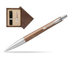 Parker Urban Premium Orange CT Ballpoint Pen  single wooden box  Wenge Single Ecru