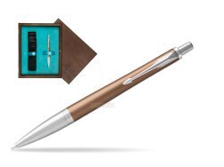 Parker Urban Premium Orange CT Ballpoint Pen  single wooden box  Wenge Single Turquoise