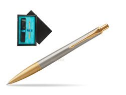 Parker Urban Premium Aureate Powder GT Ballpoint Pen  single wooden box  Black Single Turquoise