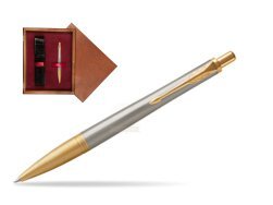 Parker Urban Premium Aureate Powder GT Ballpoint Pen  single wooden box Mahogany Single Maroon