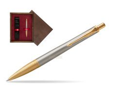 Parker Urban Premium Aureate Powder GT Ballpoint Pen  single wooden box  Wenge Single Maroon