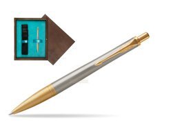 Parker Urban Premium Aureate Powder GT Ballpoint Pen  single wooden box  Wenge Single Turquoise