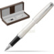 Brown leather gift box