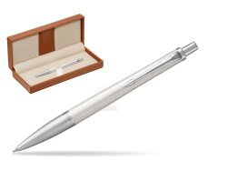 Parker Urban Premium Pearl Metal CT Ballpoint Pen  in classic box brown