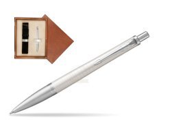 Parker Urban Premium Pearl Metal CT Ballpoint Pen  single wooden box  Mahogany Single Ecru