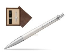 Parker Urban Premium Pearl Metal CT Ballpoint Pen  single wooden box  Wenge Single Ecru