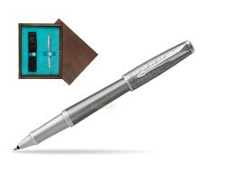 Parker Urban Premium Silvered Powder CT Rollerball Pen  single wooden box  Wenge Single Turquoise