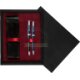 Double Wooden Box Black Maroon Double Wooden Box Black Maroon