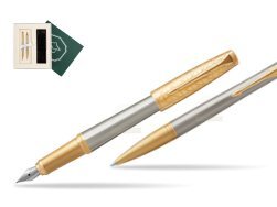 Parker Urban Premium Aureate Powder GT Fountain Pen + Ballpoint Pen in a Gift Box  "Science"