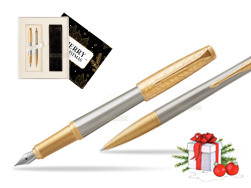 Parker Urban Premium Aureate Powder GT Fountain Pen + Ballpoint Pen in a Gift Box  Magic of Christmas