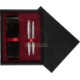 Double Wooden Box Black Maroon Double Wooden Box Black Maroon